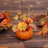 Simulation Flowers Artificial Pumpkins Ornament Sunflower Simulation Flower Pumpkins  Party Decor