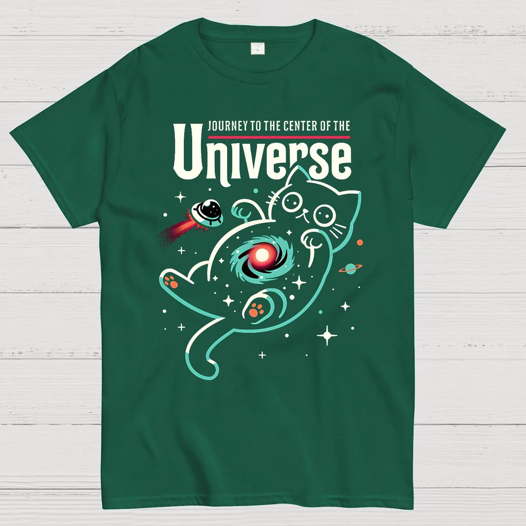 Journey to the Center of the Universe Cotton Summer Casual Cool Loose T-Shirt