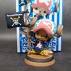 9cm One Piece Figure Anime Chopper With Flag Action Figurine Doll Model Toys Pvc Statue Collection Car Decoration Children Gifts