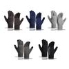 Thickened Knitted Woolen Gloves Touchscreen Full Finger Gloves Fashion Men Knitted Gloves  Sports