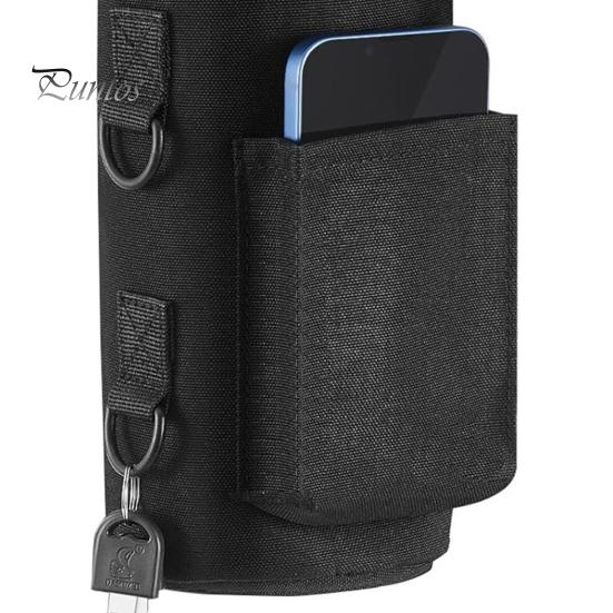 Magnetic Workout Bag Gym with 2/3/6 Magnets Hands-Free Fitness Water Bottle Holder Strap Multi-functional Sports Sling Crossbody Pouch Essentials