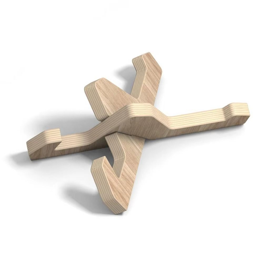 Stable Support Skateboard Stand Wooden Texture Wooden Skateboard Rack  Enthusiasts and Collectors