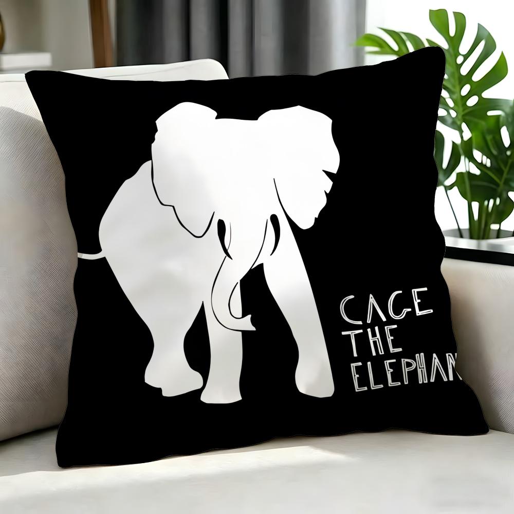 PPop Rock Band Cage The Elephanted Cushion Cover Cushion Cover Set Pcs x x x Pillowcase Decorative Sofa Home Decor