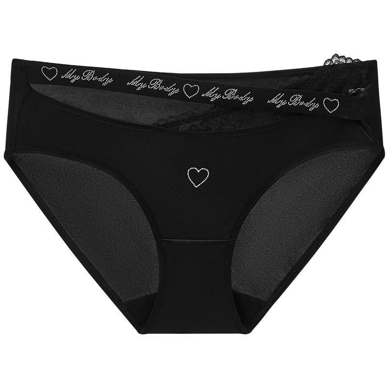 Mybody Women s Lace Rhinestone Low-Rise Briefs M балетный розовый классический