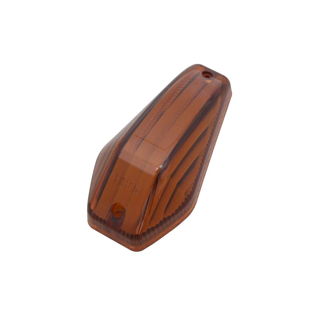 POSH FAITH Replacement Turn Signal Lens Streamline Amber Orange 1pc 097001-SP Universal Motorcycle Indicator Light Cover
