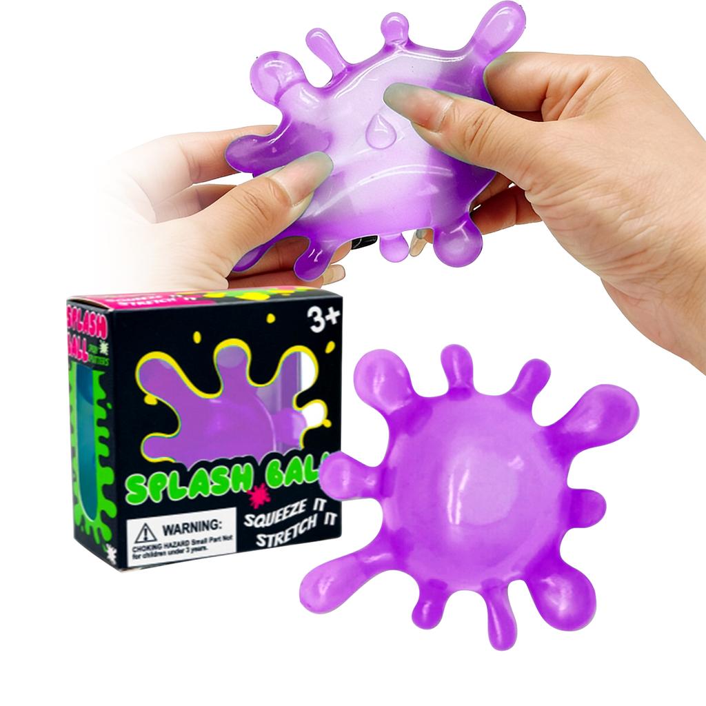 Plastic Pinching Ball Stress Relief Tool Maltose Decompression Toy Pressure Relief Ball Soft Skin Friendly Durable Party Gift