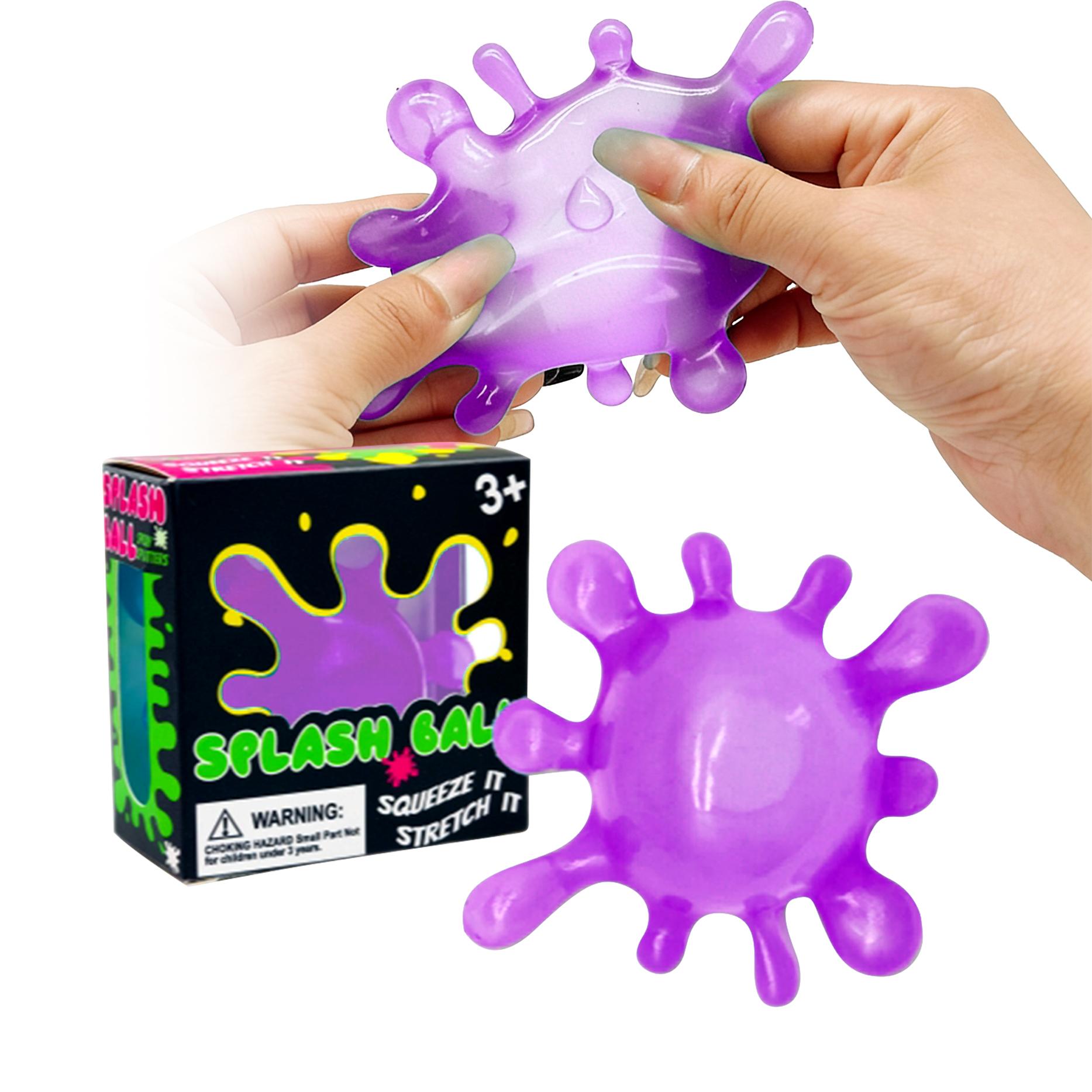 

Plastic Pinching Ball Stress Relief Tool Maltose Decompression Toy Pressure Relief Ball Soft Skin Friendly Durable Party Gift фіолетовий