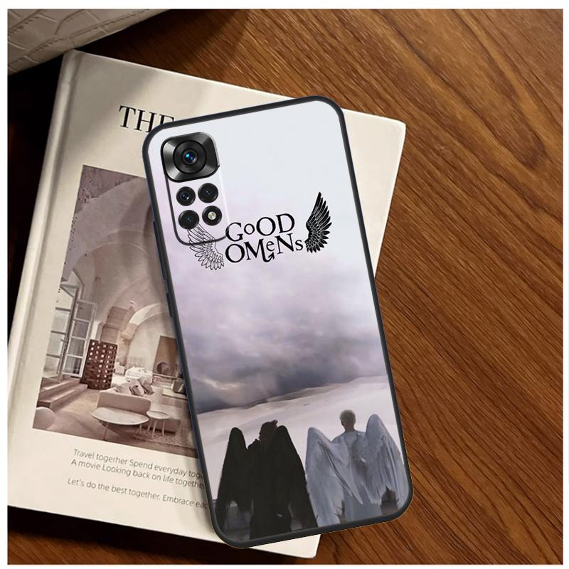 Good Omens Case For Xiaomi Redmi Note 12 10 9 11 13 Pro Plus 12S 10S 11S 9S Redmi 13C 10C 9C 12C Cover
