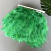 Fluffy Turkey Feathers Trim Fringe Ribbon 10Meters Marabou Feather On Tape Fringes Sewing Trimmings DIY Clothes Dress Decoration