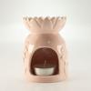 Ceramic Sunflower Oil Burner - Pastel Pink