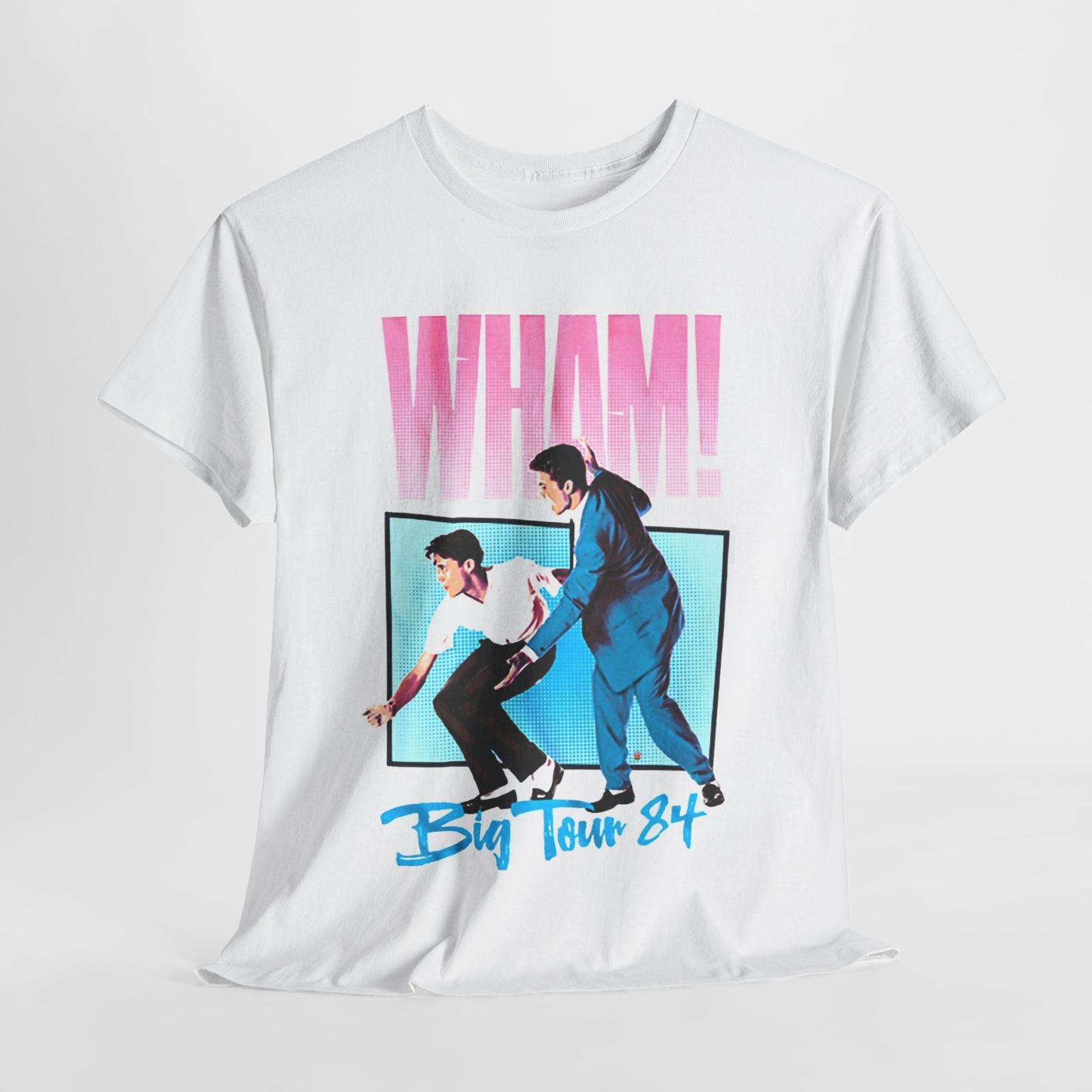 WHAM 1984 tour lic Unisex Heavy Cotton Tee L