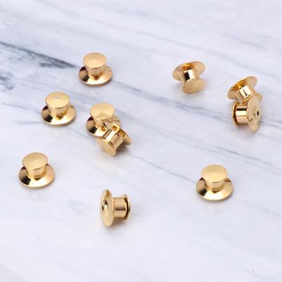 10 Pieces/Set Metal Pins Keepers Pin Backs Locking Clasp for Jewelry Replacement