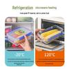 ZISIZ Plastic Transparent Food Storage Container