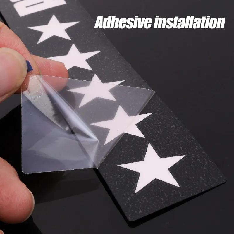 Elektrinis LED Ieškomas Automobilio Lipdukas Ieškomas Penkiakampė Žvaigždė EL Šalta Šviesa Automobilio Lipdukas Auto Moto LED Šviesą Spinduliuojantys Ženklai Automobilio Lipdukai