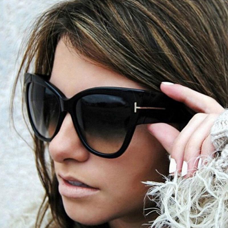 ZXWLYXGX Fashion Cat Eye Sunglasses Women Brand Designer Luxury Sexy Ladies Gradient Sun Glasses Female UV400