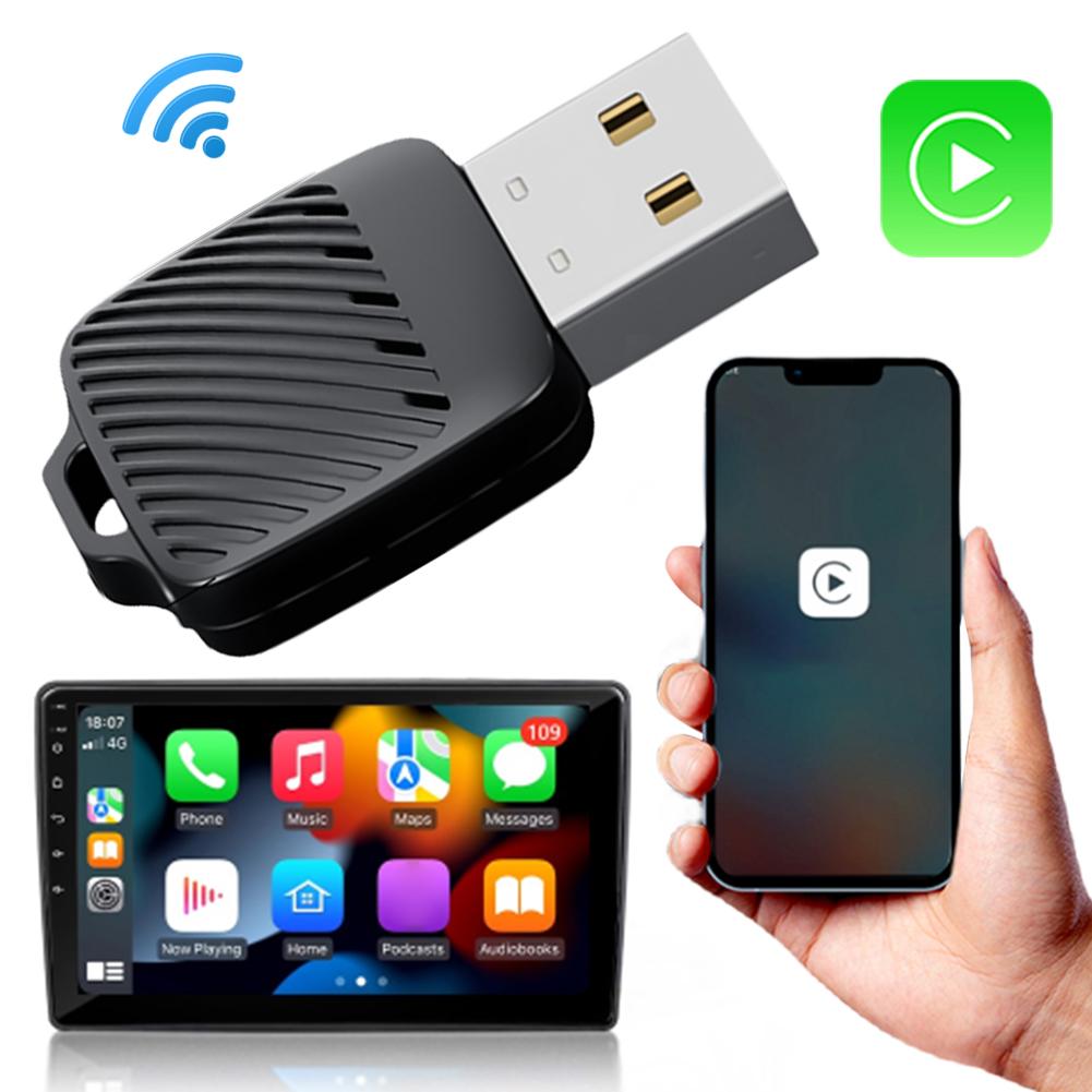 Беспроводной адаптер CarPlay Android Auto 2 в 1, CarPlay AI Box, преобразующий проводной в беспроводной, беспроводной адаптер CarPlay для заводского проводного CHINA