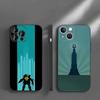 Game B-BioShock Phone Case For IPhone 16,15,14,13,12,11,XS,XR,X,8,7,Pro,Max,Plus,mini Silicone Black Cover
