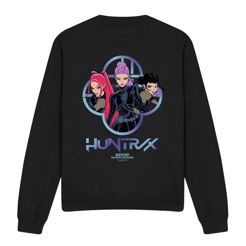 K-Pop Demon Hunters Unisex Adult Huntrix Girls Logo Sweatshirt