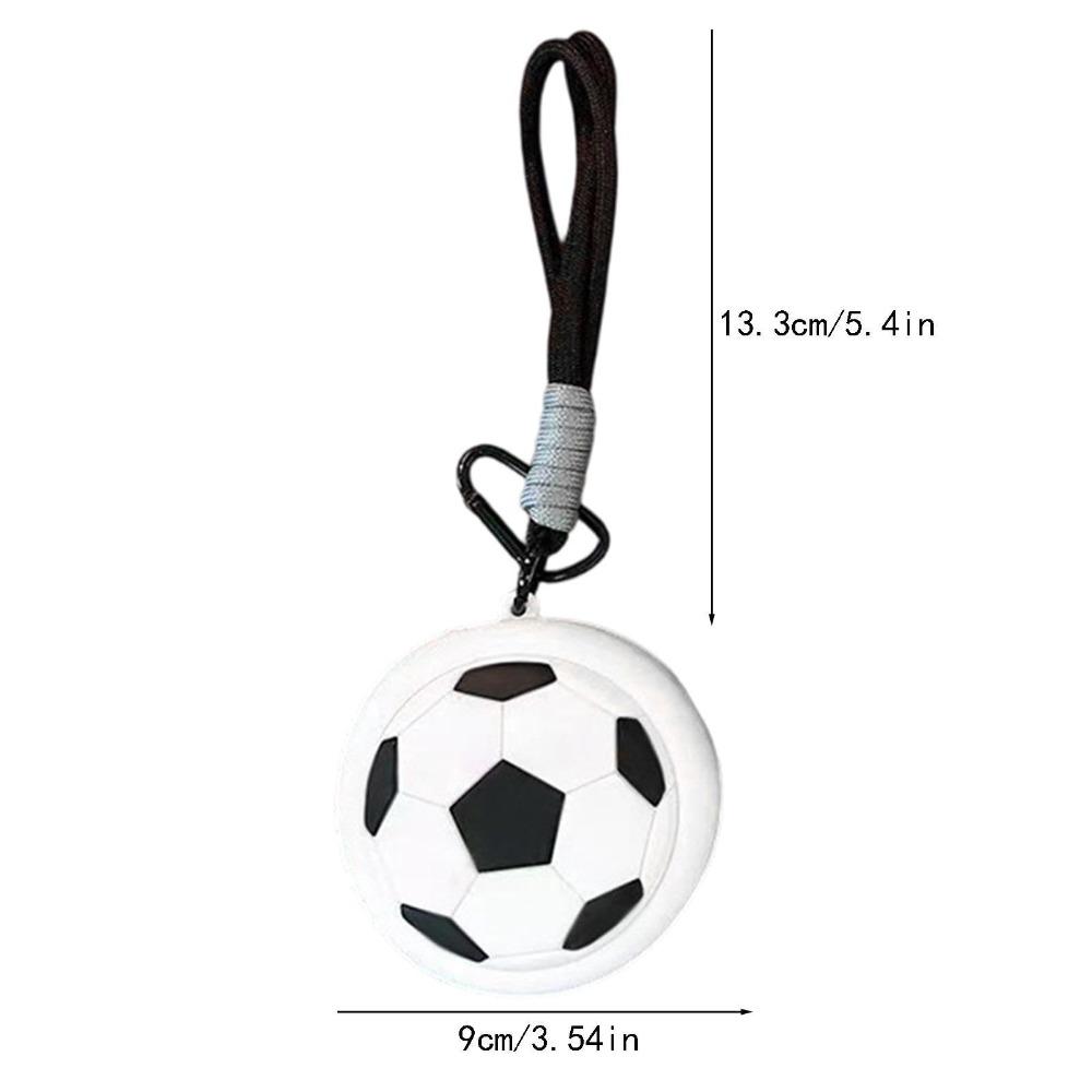 Tennis Ball Bag Charm Silicone Coin Purse Headphone Case Pouch Zipper Organizer For Women Fanny Pack Sports Racket Accessories Bag Charm