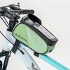 Geantă DTUCYCLE Impermeabilă pentru Tubul Superior: Geantă de șa bicolore, compatibilă cu ecran tactil, pentru depozitare la ciclism.