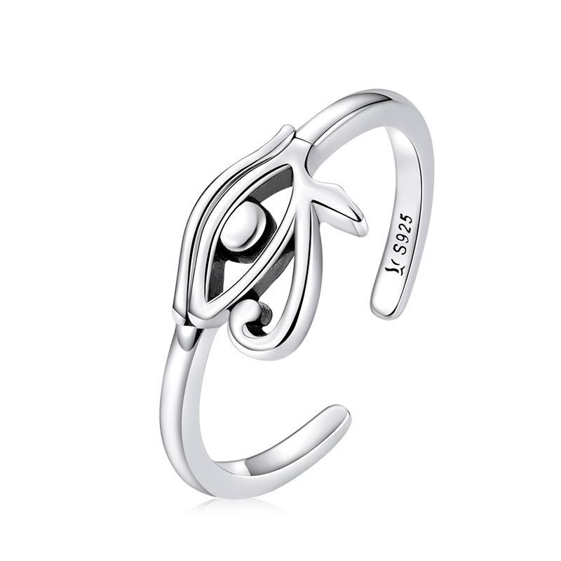 WOSTU 925 Silver Pet Cat Stackable Opening Ring For Women Snake Dog Adjustable Rings Fine Jewelry Party Birthday Gift