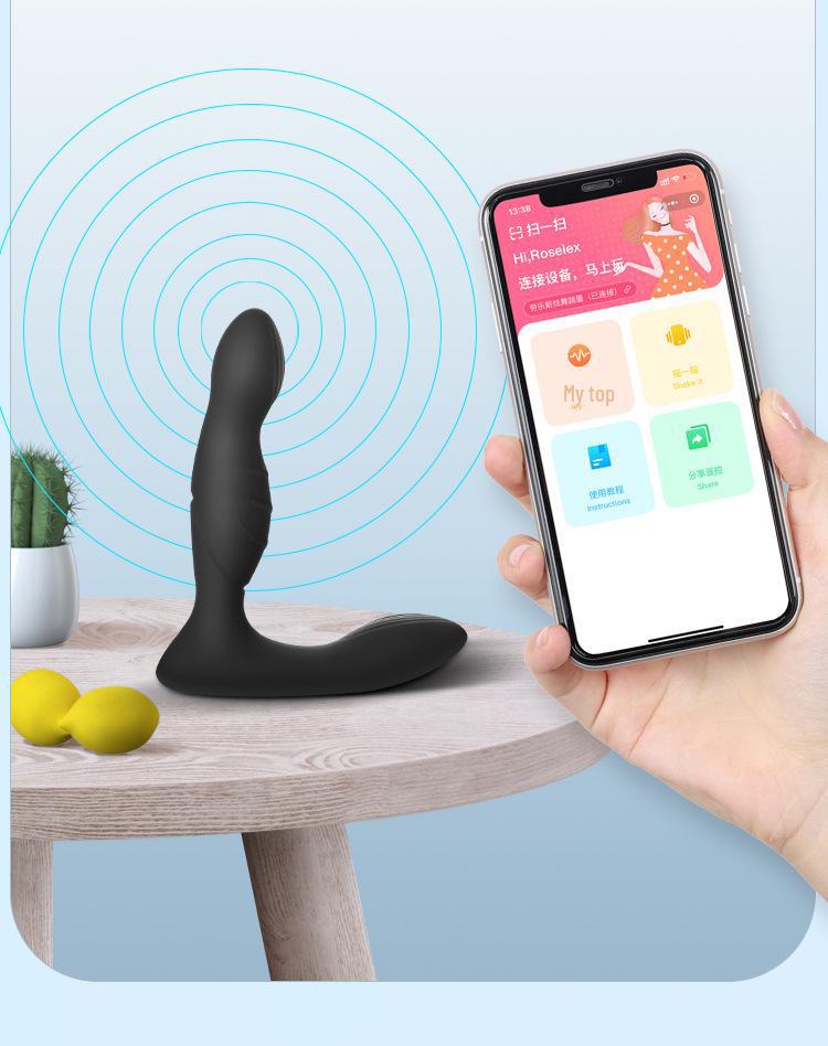 Prostate Massager Anal Plug & Remote Control Masturbator - Convenient & Effective.
