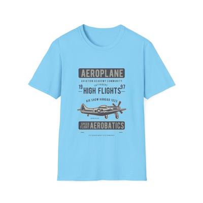 Aeroplane High Flights Vintage Airplane T-Shirt and Kids Tshirt | Aerobatics Graphic Tee