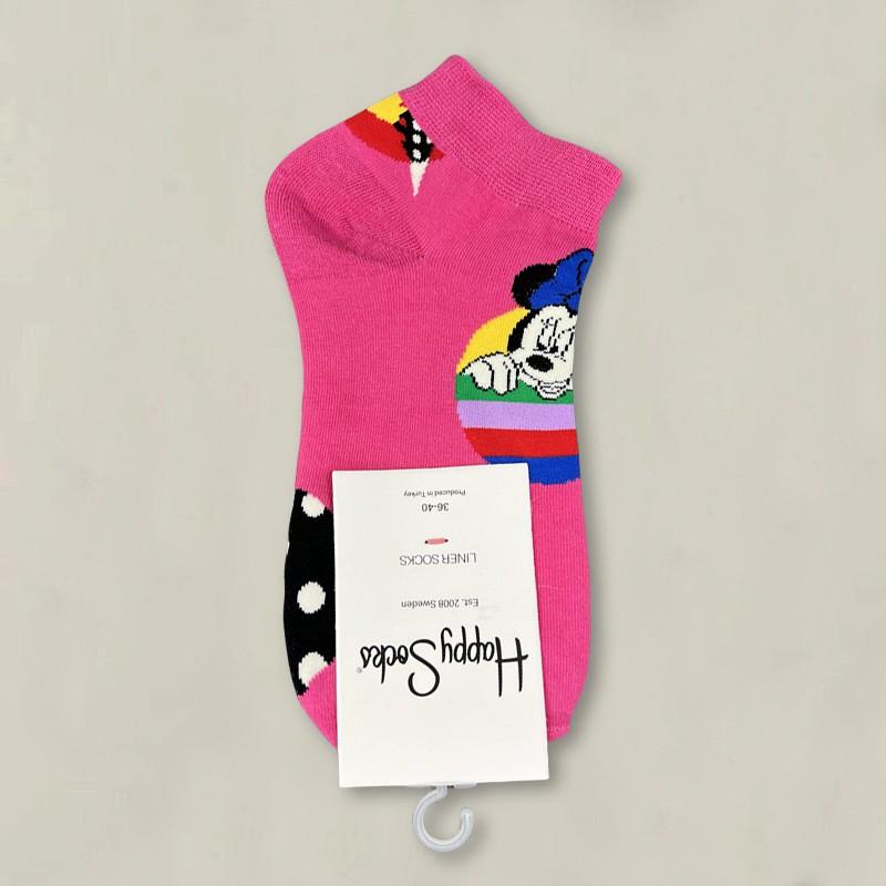Happy Socks Womens Ankle Cartoon Cute Cotton Low Cut Colorful Casual