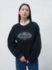 GENERALIDEA Fleece Lace Applique Sweatshirt [Navy] / Wbe4L02519