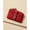 Spin Cowhide Card Wallet Red Dcho6f531r2