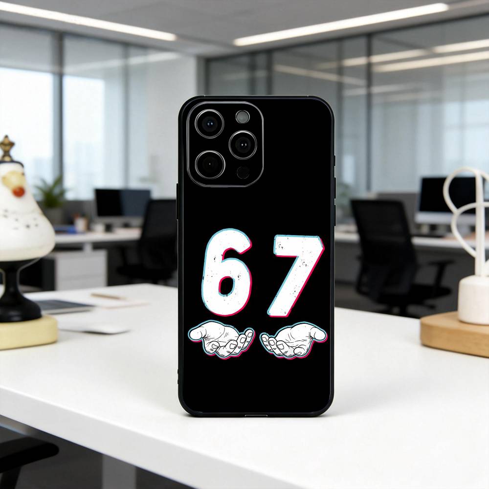 Six Seven 67 SS Phone Case Silicone Soft For IPhone 17 16 15 14 13 12 11 X XR Plus Pro Max Plus