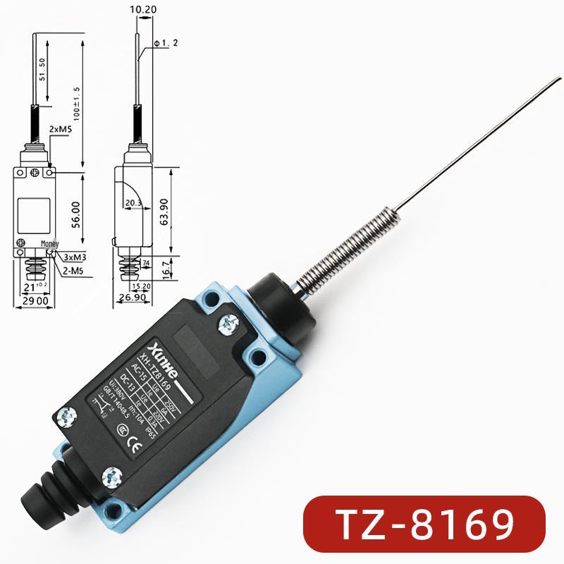 Limit Micro Switch TZ-ME8108 Series: Models 8104, 8107, 9101, 8111, 8112, 8166