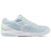 Mizuno Break Shot 5 Jr. Ac Comfortable Fit Low-Top Tennis Shoes Unisex sneaker Light-Blue Yellow 61GA255522