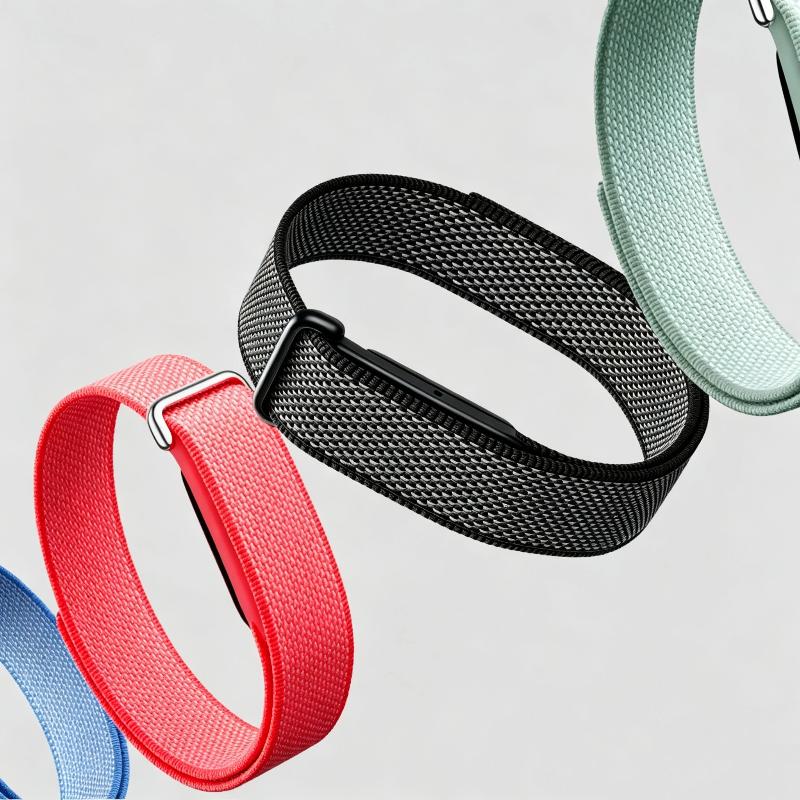 1 Stück verstellbares Sport-Nylon-Schlaufen-Uhrenarmband für Air Bequemes Armband Handgelenkband Ersatzzubehör für Fitbit
