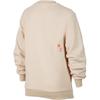 Nike Sweatshirt With Brand Logo Printed Animal Pattern Ribbed Crew Neck Casual Pullover Kids Sweatshirts Beige HF6690126