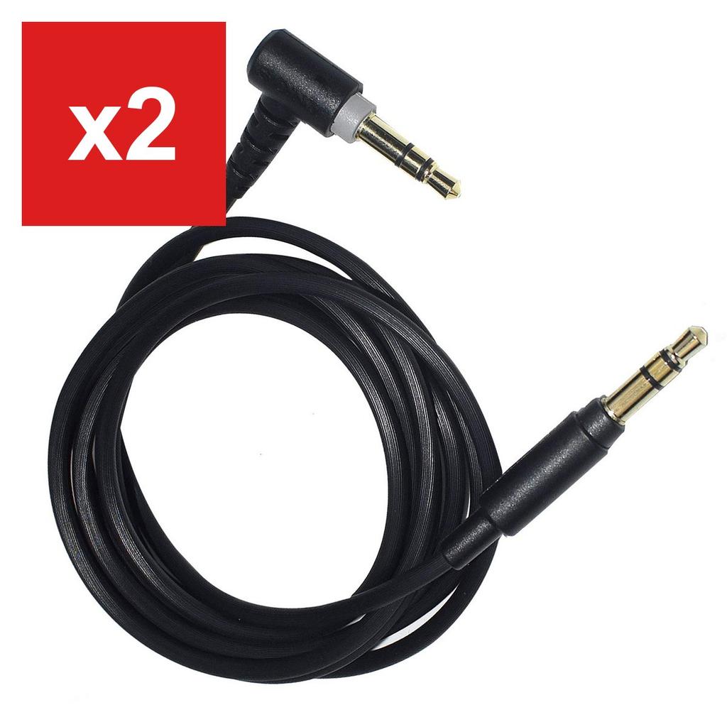 Replacement Headphone Cable by GONOLOWAY for Sony WH-1000XM4, MDR-10R, MDR-100ABN, 3.9ft, Black