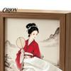 Handcrafted Decorative Tissue Box Chinese Style Rectangular Box, High-density Board Paper Holder, Classical Unique Oriental Home Decor Four