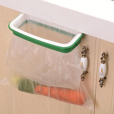 Garbage Bag Storage Holder Rack Kitchen Cupboard Cabinet Door Hanging Office Clutter Collection Bag Rack 2pcs/set