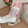 Socks Summer Thin Breathable Boneless Mesh Embroidery Bow Short Socks Cotton Socks Ballet Socks