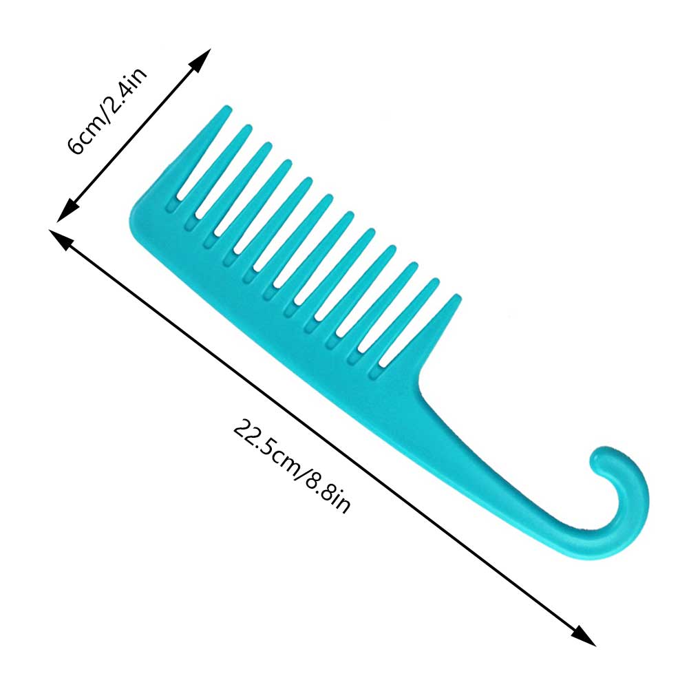 1PCS Large Wide Tooth Comb Handle Detangling Reduce Hair Loss Comb Pro Hairdress Salon Dyeing Styling Brush Tools