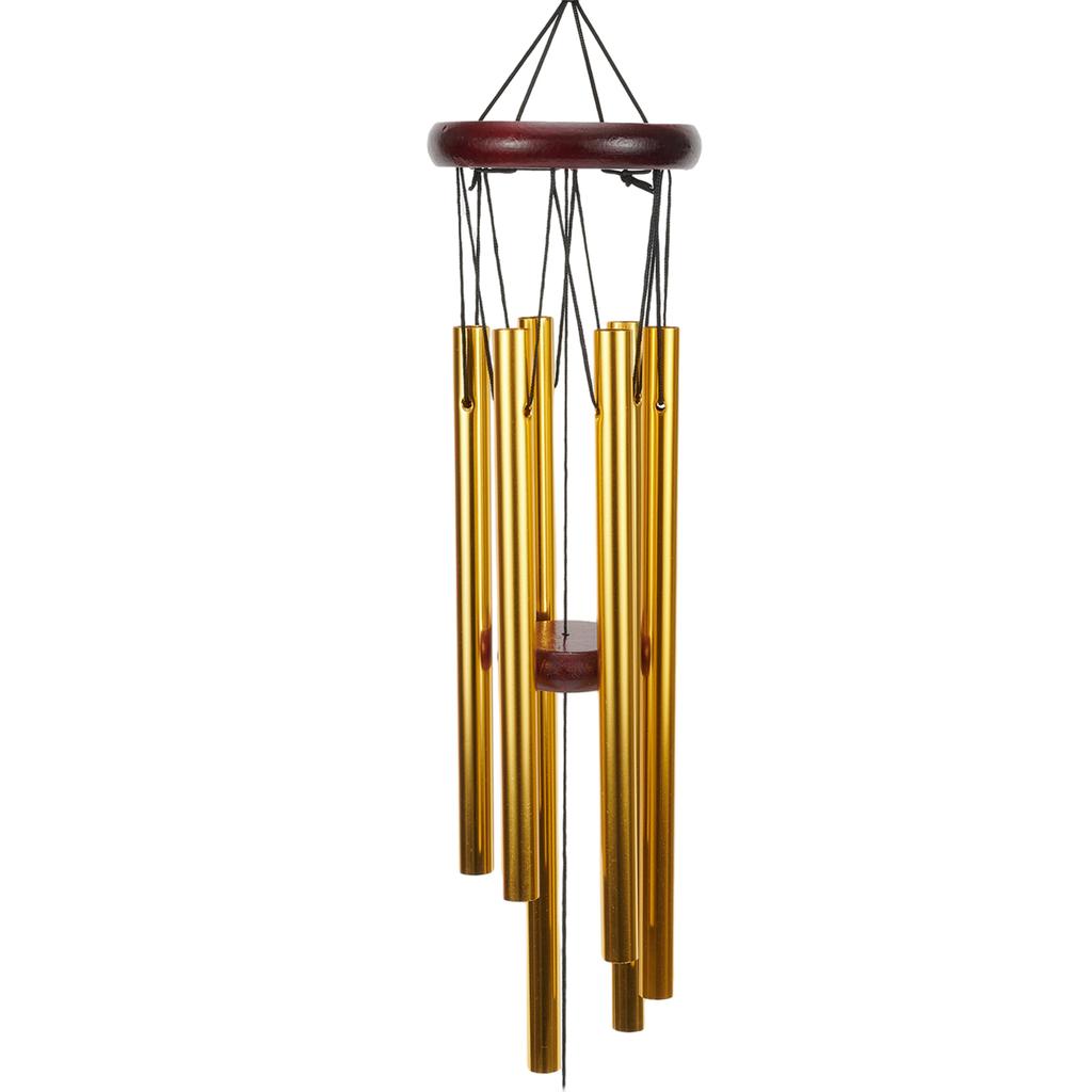 Good Luck Wind Chimes 6 Tubes Bell Pendant For Home Decorations Hanging Ornament Home Garden Outdoor Decor Wind Chimes