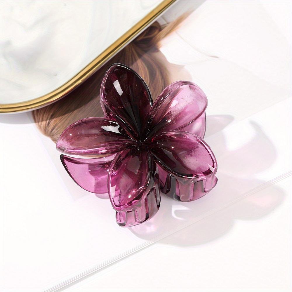 

Элегантная заколка для волос в форме цветка, модная нескользящая заколка для волос, держатель для хвоста для женщин и девочек, одежда A