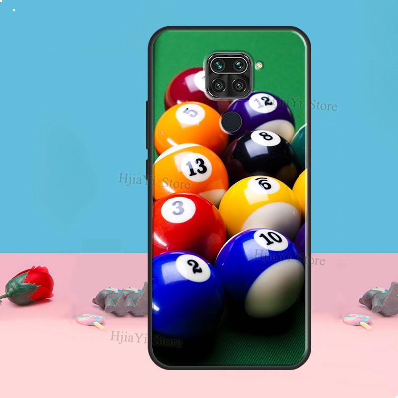 Sports Billiards Case For Redmi Note 8 9 10 11 12 Pro Plus 10S 11S 12S Cover For Redmi 9C 10A 10C 12C Coque