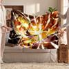 Agatsuma Zenitsu Printed Flannel Blanket, Skin Friendly Warm Throw for Indoor Couch Bed Daily Use