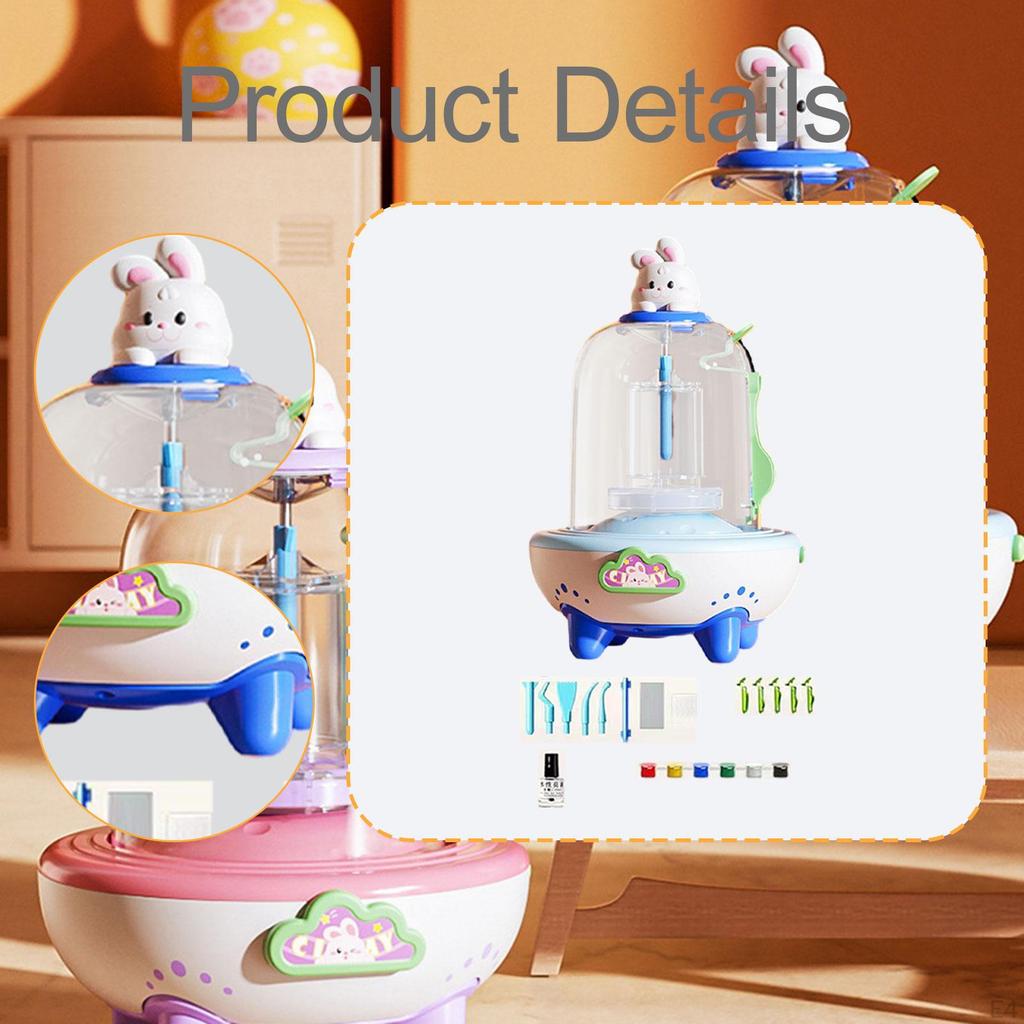 Clay Modeling Machine with Electric Wheel Children DIY Craft Kit USB Powered for Ages 6-12 Versatile