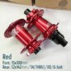 Koozer Xm490 Pro Rear Mtb K7 Cube 28/32/36 Holes Bicycle Hubs 5X135 12X142 Qr Thru Axle Noisy Hub For 11 12 Speed Xd