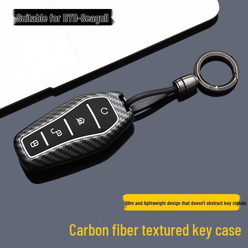 BYD Seagull Key Covers & Card Holder, 2025 Smart/Vitality Edition, Premium Protective Case Buckle.