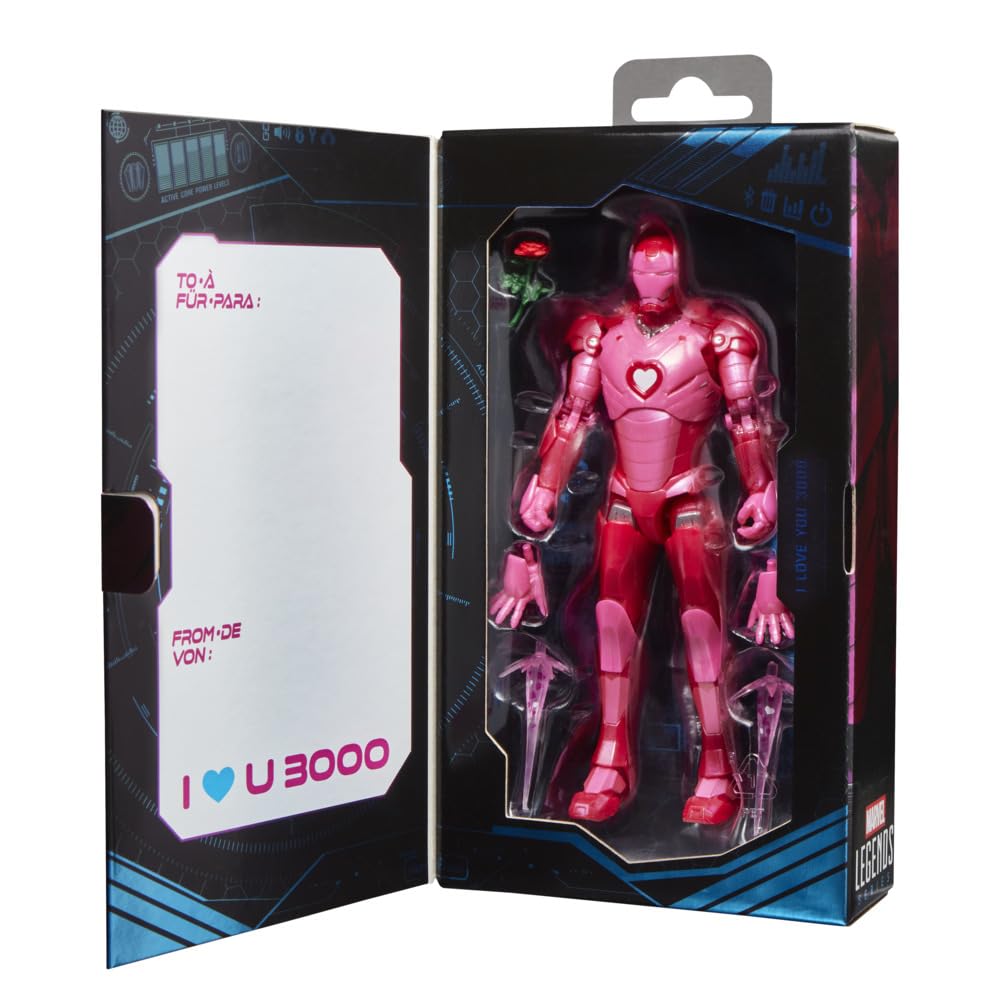 Hasbro MARVEL Legends Series Iron Man I Love You 3000 6-inch Collector's Action Figure Gift G2117 Authentic