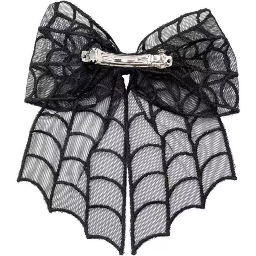 Bat Embroidery Halloween Hair Clip Bowknot Hair Accessories Spring Hair Clip  Cosplay Events