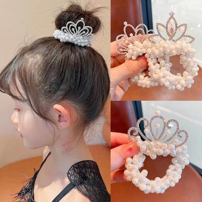 Hair Ties Elastic Hair Bands Hair Styling Accessories Headwear Princess Crown Hair Rope  Women